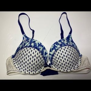 Blue VS Patterned Bra